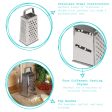 Stainless Steel Box Grater - By Argon Tableware Online Sale