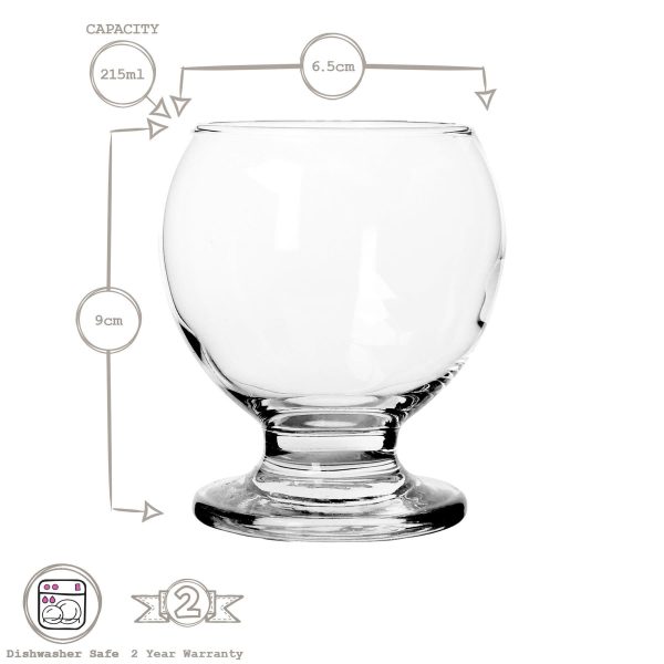 215ml Nectar Glass Tumblers - Pack of 6 - By LAV on Sale