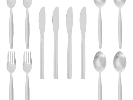 12pc Stainless Steel Children s Cutlery Set - One Set - By Tiny Dining Sale