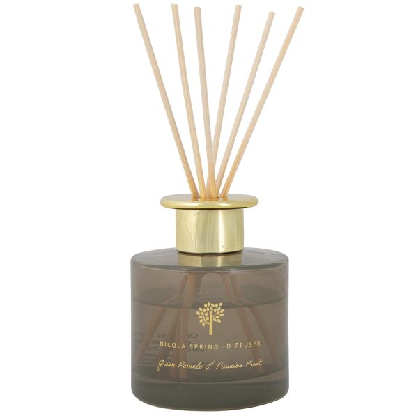 200ml Green Pomelo & Passion Fruit Scented Reed Diffuser - By Nicola Spring Supply