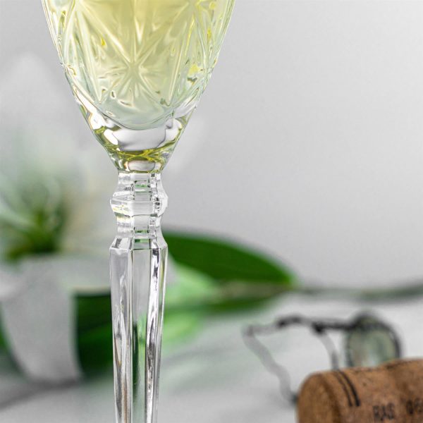 200ml Orchestra Champagne Flutes - Pack of Six - By RCR Crystal For Discount