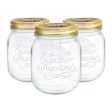 700ml Quattro Stagioni Glass Food Preserving Jars - Pack of 3 - By Bormioli Rocco on Sale