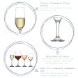 215ml Fame Champagne Flutes Set - Pack of Six - By LAV Online Sale