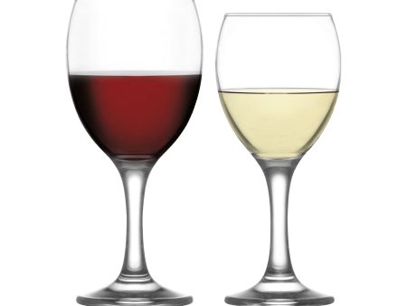 12pc Empire Red & White Wine Stemware Set - By LAV Online now