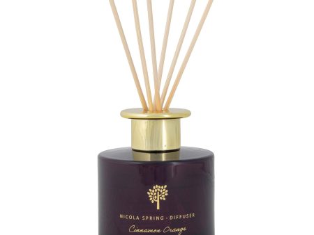 200ml Cinnamon Orange Scented Reed Diffuser - By Nicola Spring Fashion