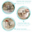 300ml Stainless Steel Flour Shaker - By Argon Tableware on Sale