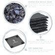 12pc Rectanglar Slate Placemat & Coaster Set - By Argon Tableware Discount