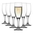 190ml Misket Glass Champagne Flutes - Pack of 6 - By LAV Online