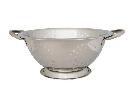 24.5cm Stainless Steel Colander - By Argon Tableware Cheap