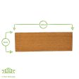 120cm x 40cm Brown Coir Double Door Mat - By Nicola Spring on Sale