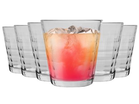 220ml Prisme Tumbler Glasses - Pack of Six - By Duralex Cheap