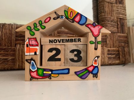 Wooden Calendar - never expires! Fashion