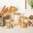 1L Cork Lid Storage Jars - Pack of 3 - By Argon Tableware on Sale