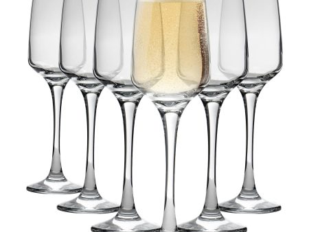 230ml Lal Champagne Flutes - Pack of Six - By LAV Online Sale