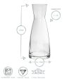 1.1L Ypsilon Glass Carafe - By Bormioli Rocco Online Sale