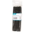 21cm Black Biodegradable Plastic Straws - Pack of 40 - By Ashley Cheap