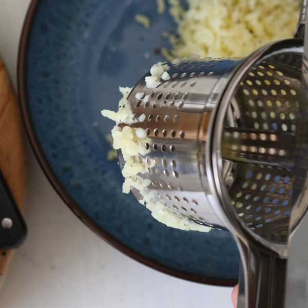 Stainless Steel Potato Ricer - 25cm - By Argon Tableware For Sale