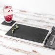 12pc Rectanglar Slate Placemat & Coaster Set - By Argon Tableware Discount