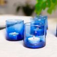 200ml Merzouga Recycled Glass Tea Light Holders - Pack of Six - By Nicola Spring Hot on Sale