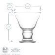 255ml Orion Ice Cream Glasses - Pack of Six - By LAV Online