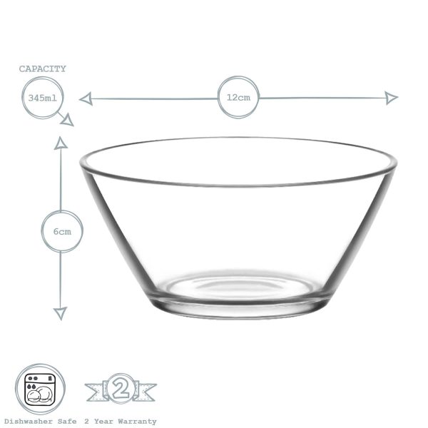 345ml Clear Vega Glass Serving Bowl - By LAV Hot on Sale