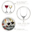 12pc Tokyo Red & White Wine Stemware Set - By LAV Supply