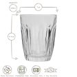 160ml Provence Tumbler Glasses - Pack of Six - By Duralex Fashion