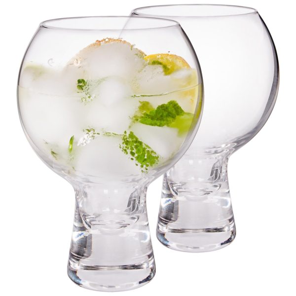 525ml Short Stem Gin Glasses - Pack of Two - By Rink Drink Sale