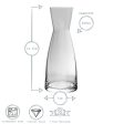 285ml Clear Ypsilon Glass Carafe - By Bormioli Rocco Discount