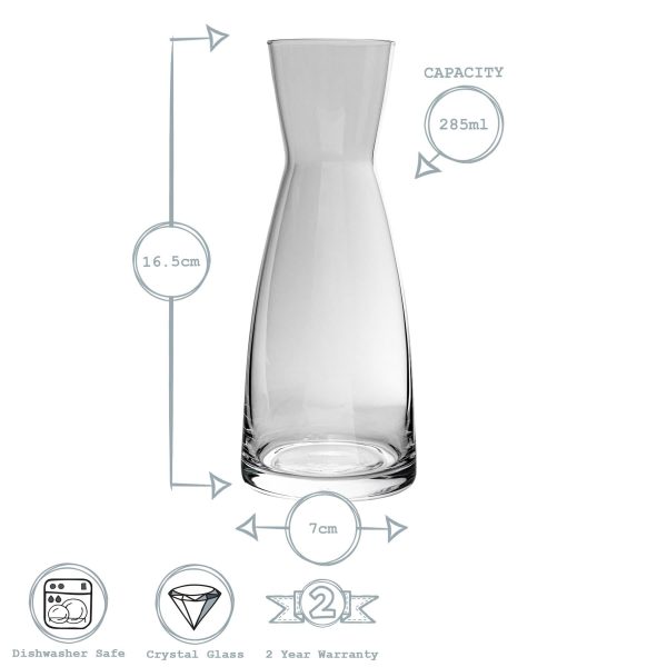 285ml Clear Ypsilon Glass Carafe - By Bormioli Rocco Discount