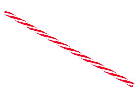 23cm Red Stripe Reusable Plastic Drinking Straws - Pack of 10 - By Rink Drink For Sale