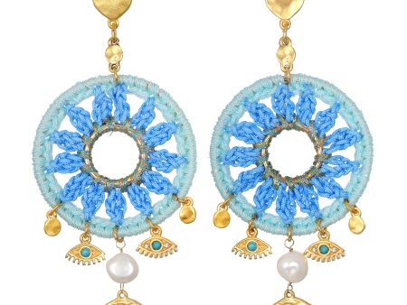 Kira Evil Eye Earrings Cheap