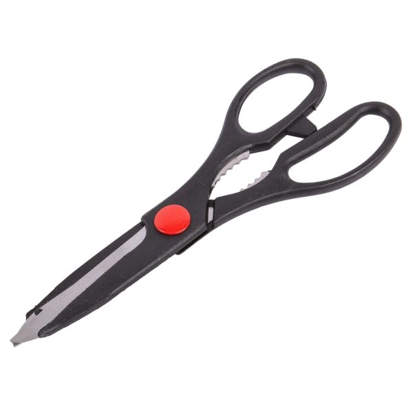 21.5cm Black Multifunctional Stainless Steel Kitchen Scissors - By Ashley For Discount