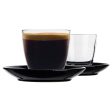 220ml Gigogne Glass Coffee Cups & Saucers - Pack of Six - By Duralex Hot on Sale