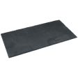 29cm x 12cm Rectangular Natural Slate Serving Plate - Pack of Two - By Argon Tableware Online