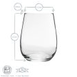 12pc Gaia Stemless Red & White Wine Stemware Set - By LAV For Discount