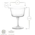 220ml Bartender Novecento Champagne Saucers - Pack of Six - By Bormioli Rocco For Sale