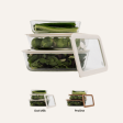 Glass Food Containers | Rectangle Mixed 3pk Online Hot Sale