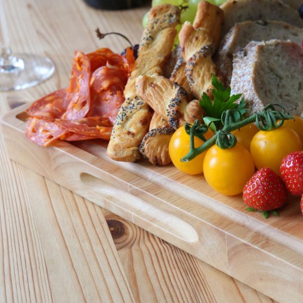 Wooden Butchers Block Chopping Board - 45cm x 30cm - By Argon Tableware Online