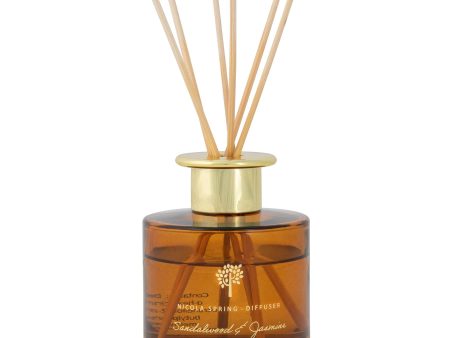 200ml Sandalwood & Jasmine Scented Reed Diffuser - By Nicola Spring Online now