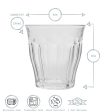 250ml Picardie Tumbler Glasses - Pack of Six - By Duralex For Cheap