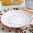 250ml Hand Printed Cappuccino Cups & Saucers - Pack of Six - By Nicola Spring Online now