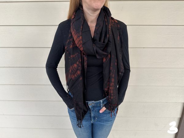 Tie dye scarf LG - MORE COLORS on Sale