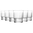 230ml Helen Stacking Whisky Glasses - Pack of Six - By LAV Online Sale