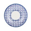 14.5cm Hand Printed China Cappuccino Saucers - Pack of Six - By Nicola Spring Hot on Sale