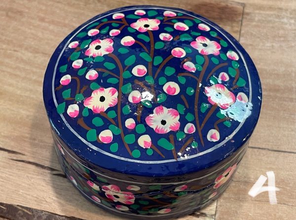 Hand Painted Paper Mache Box - Med For Cheap