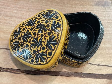 Hand Painted Paper Mache Box - Med For Cheap